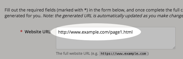 The URL Builder