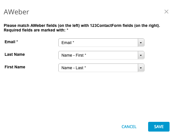 Map your fields