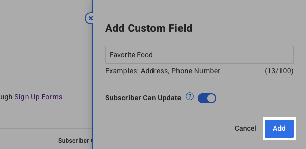 Click Add