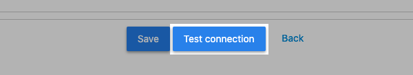 Click Test connection