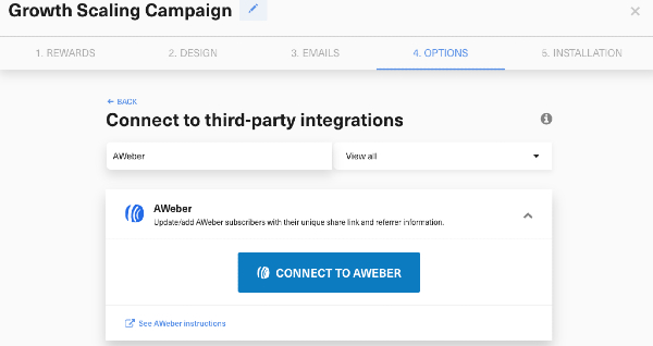 Select AWeber