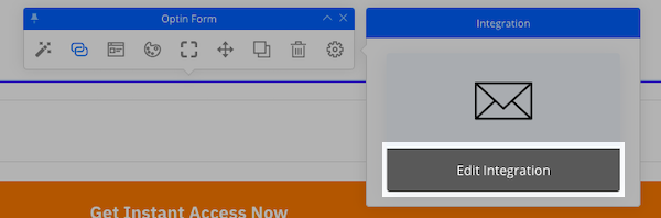 Click Edit Integration