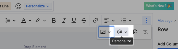 Personalize Drop down Icon