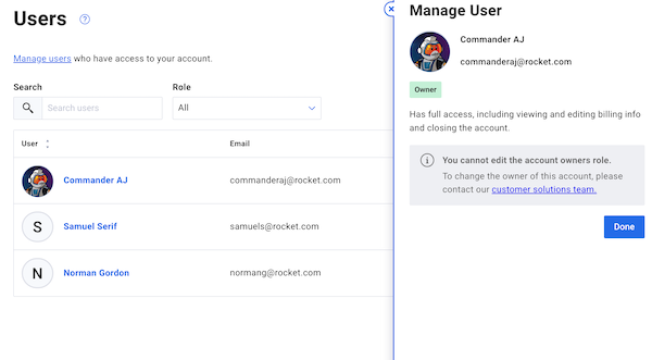 Owner User Role