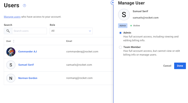 Admin User Role