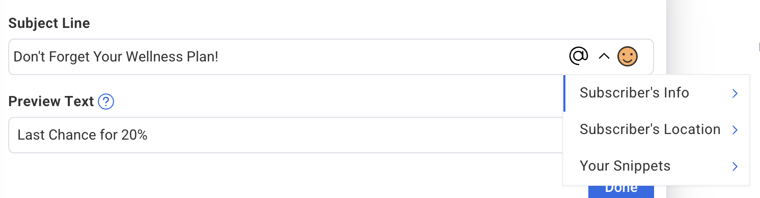 Personalization Variables