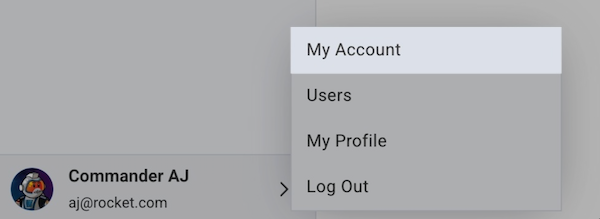 Click My Account tab