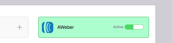 aweber is now connected