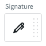 Signature block