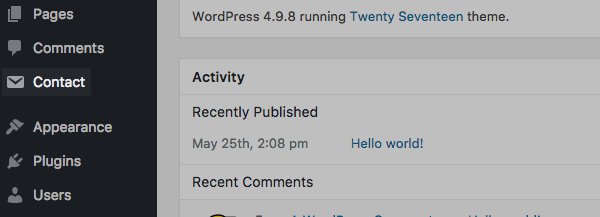 Contact plugin