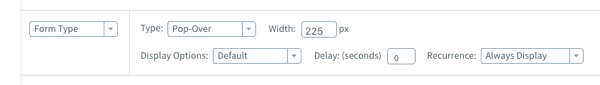Use the options that appear to customize