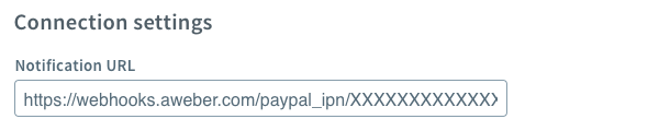 Notification URL