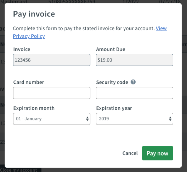 myinvoice status scheduled for payment