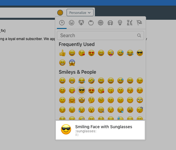 How do I add an emoji to the subject line of my message? – AWeber ...