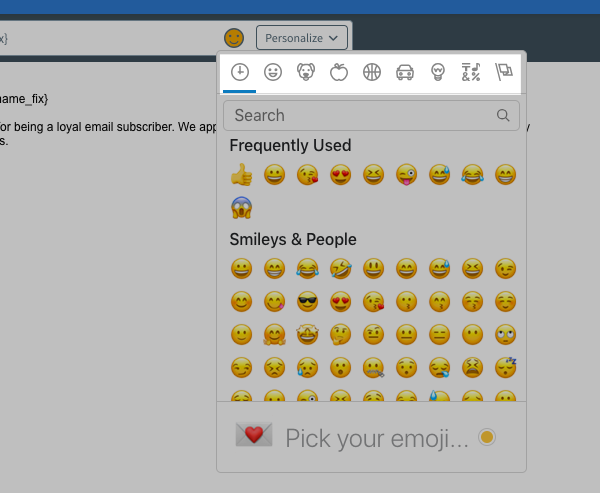 How do I add an emoji to the subject line of my message? – AWeber ...