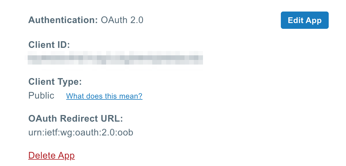 Public integration settings