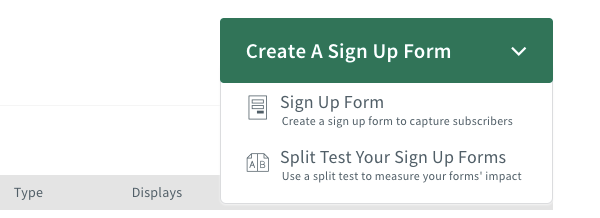 Create a Sign Up Form