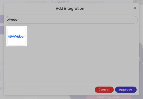 Select AWeber