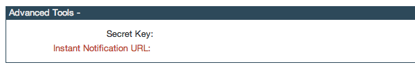 Scroll down Advanced Tools section