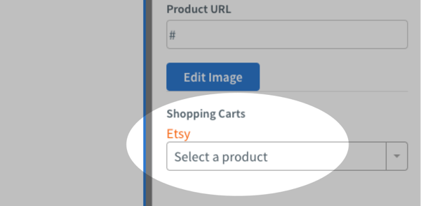 Choose an Etsy product