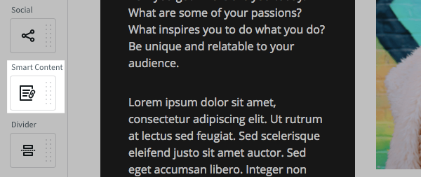 Smart Content element