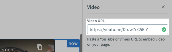 Paste the URL