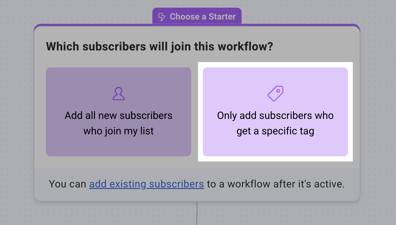 Select tag starter