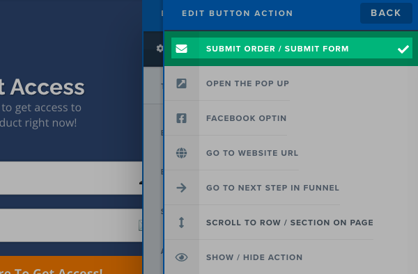 Select the submit option