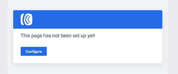 Click Configure Button