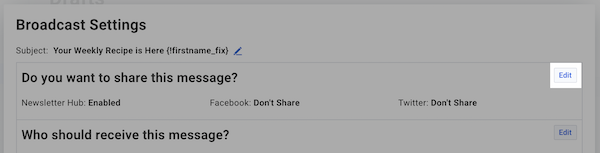 Click Edit next to the sharing settings