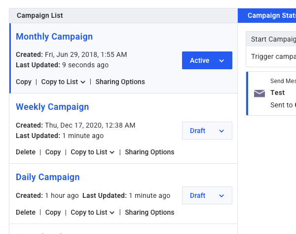 Create your campaigns