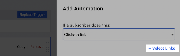 click Select Links