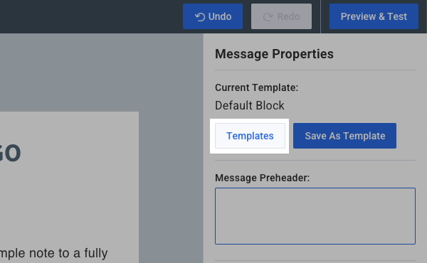 Select Templates