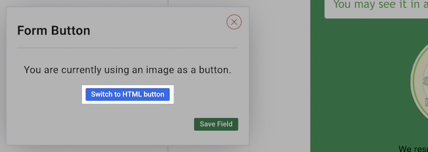 Click Switch to HTML Button