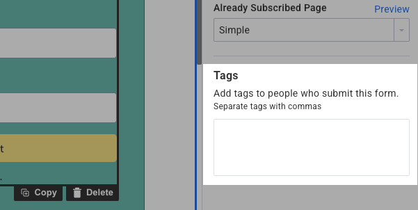 Add tags