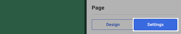 Access page settings