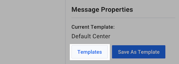 When you create a new message click Templates