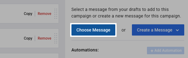 click Choose Message