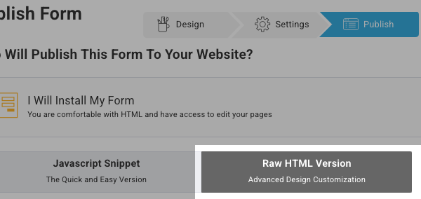 Form HTML