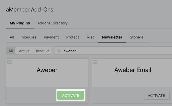 Click Activate Button