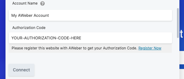 Paste the authorization