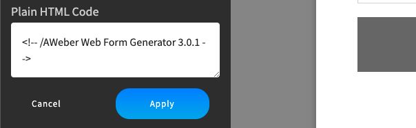 Add the form HTML