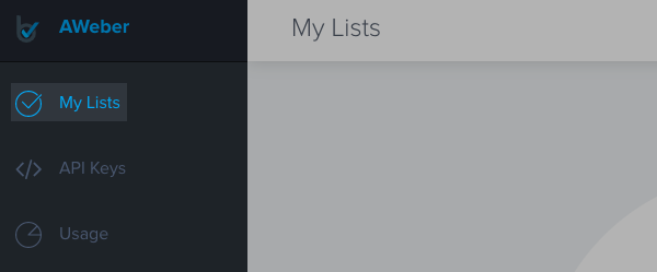 My Lists tab