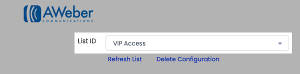 Select a list