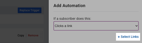 click Select Links