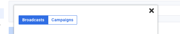 Select a message type