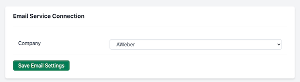Select AWeber from Company