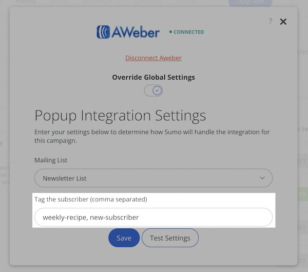 Add tags seperated by tags