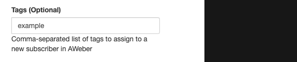Add tags
