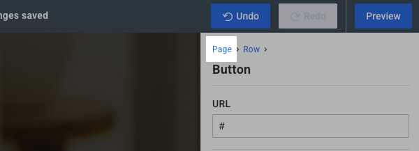 Click the blue page text